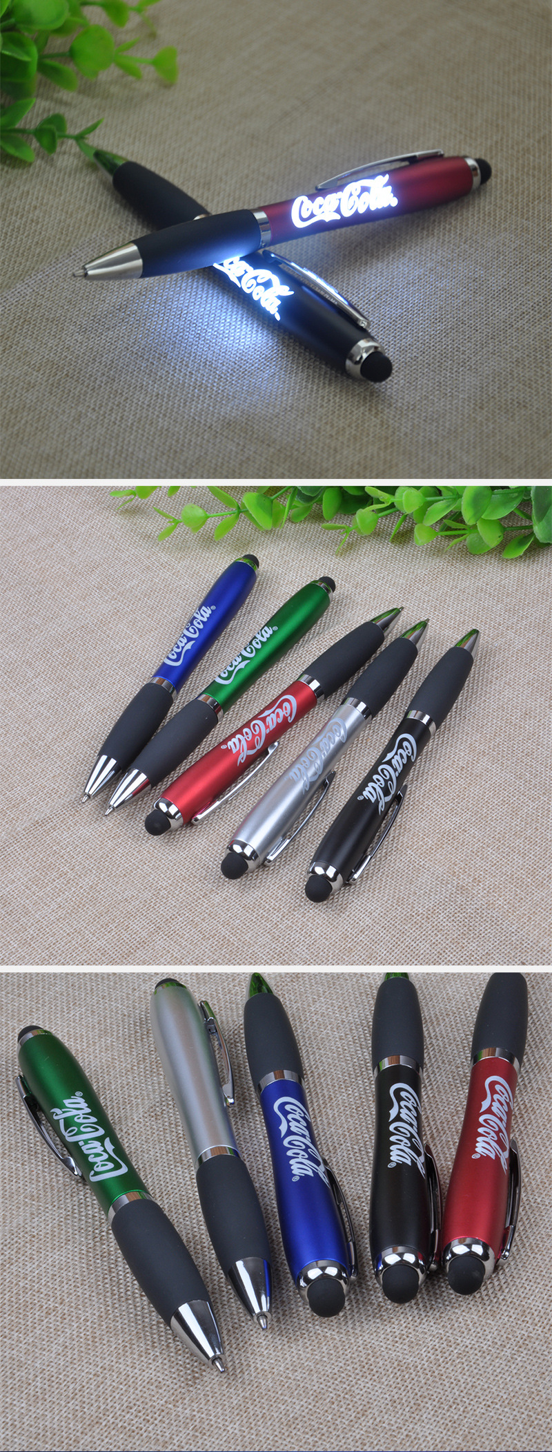 Twist LED Laser Logo Ballpoint Pen 3