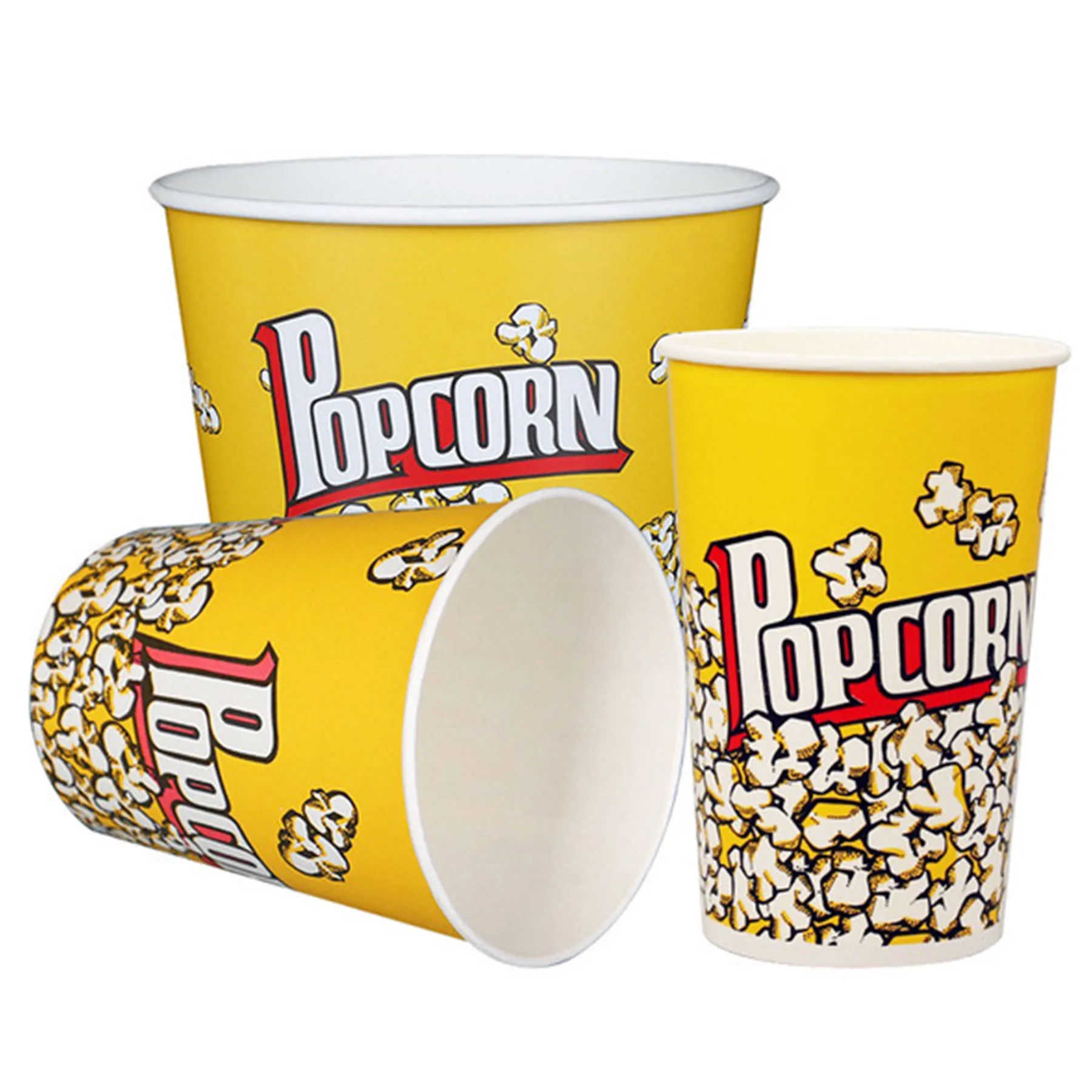Durable Paper Popcorn Bucket