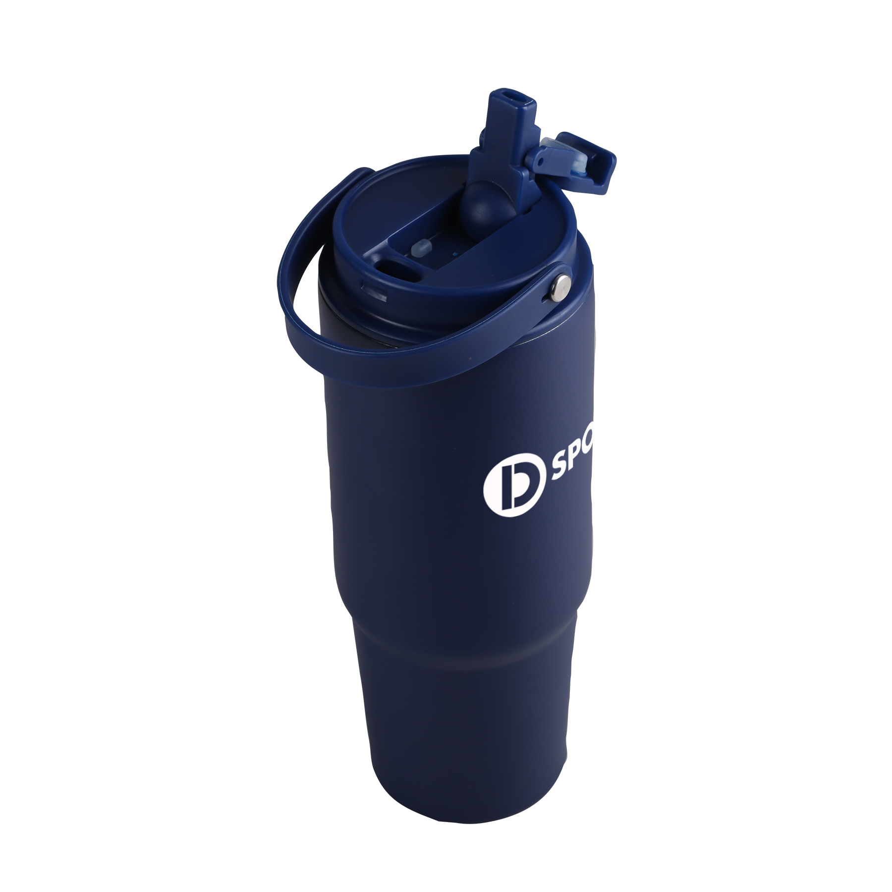 27 Oz. Siam Powder Coated Recycled Stainless Steel Tumbler w/Carrying Handle 6