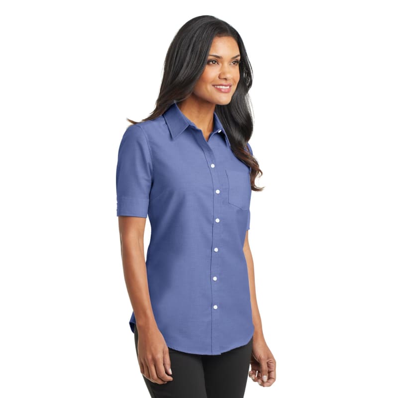 Port Authority Ladies Short Sleeve SuperPro Oxford Shirt. 10