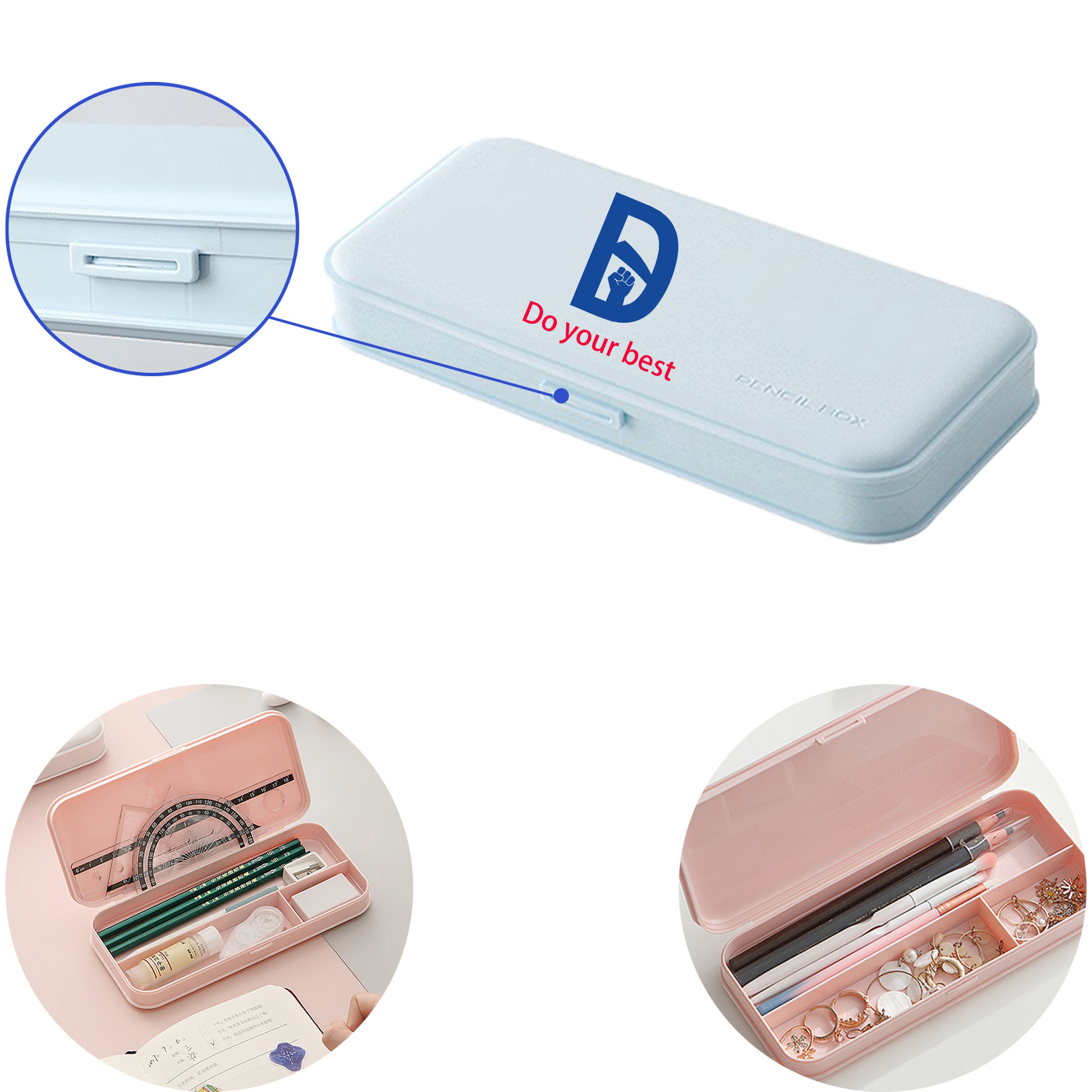 Plastic Pencil Pouch 2