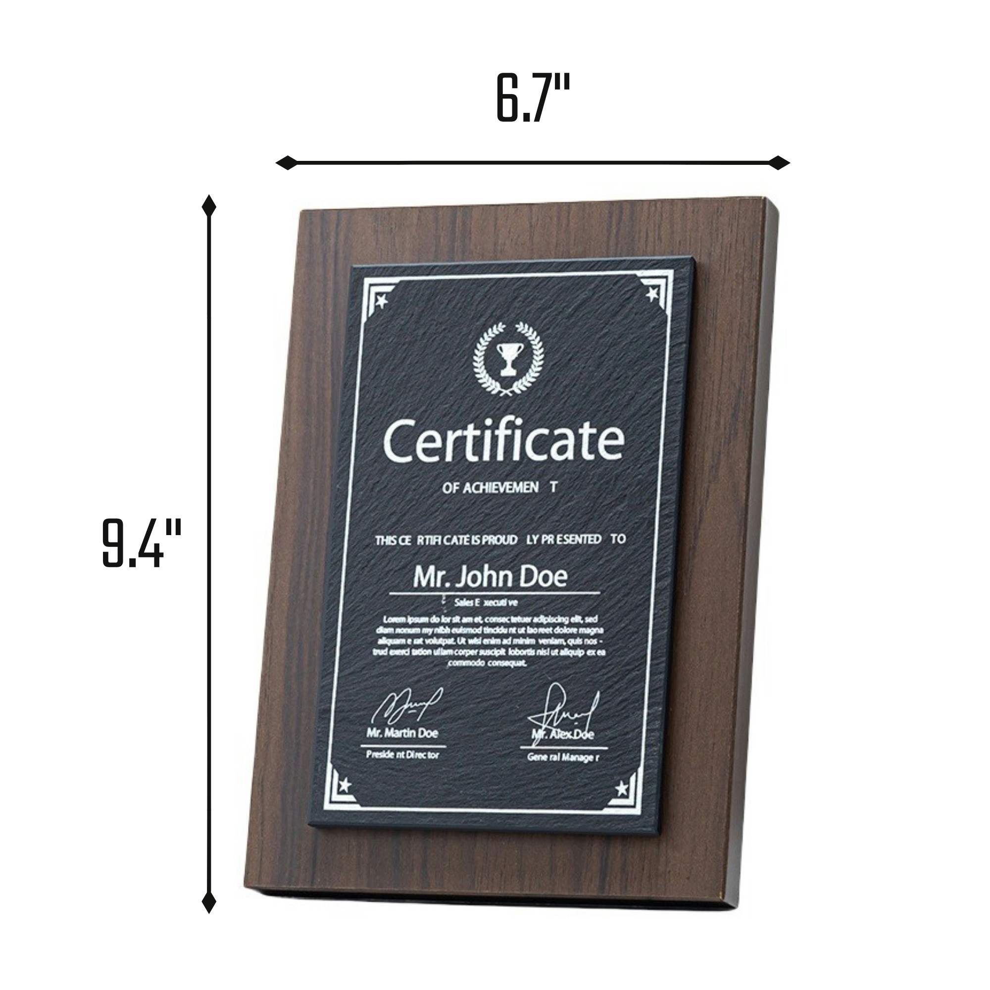 Wooden Slab Trophy 3