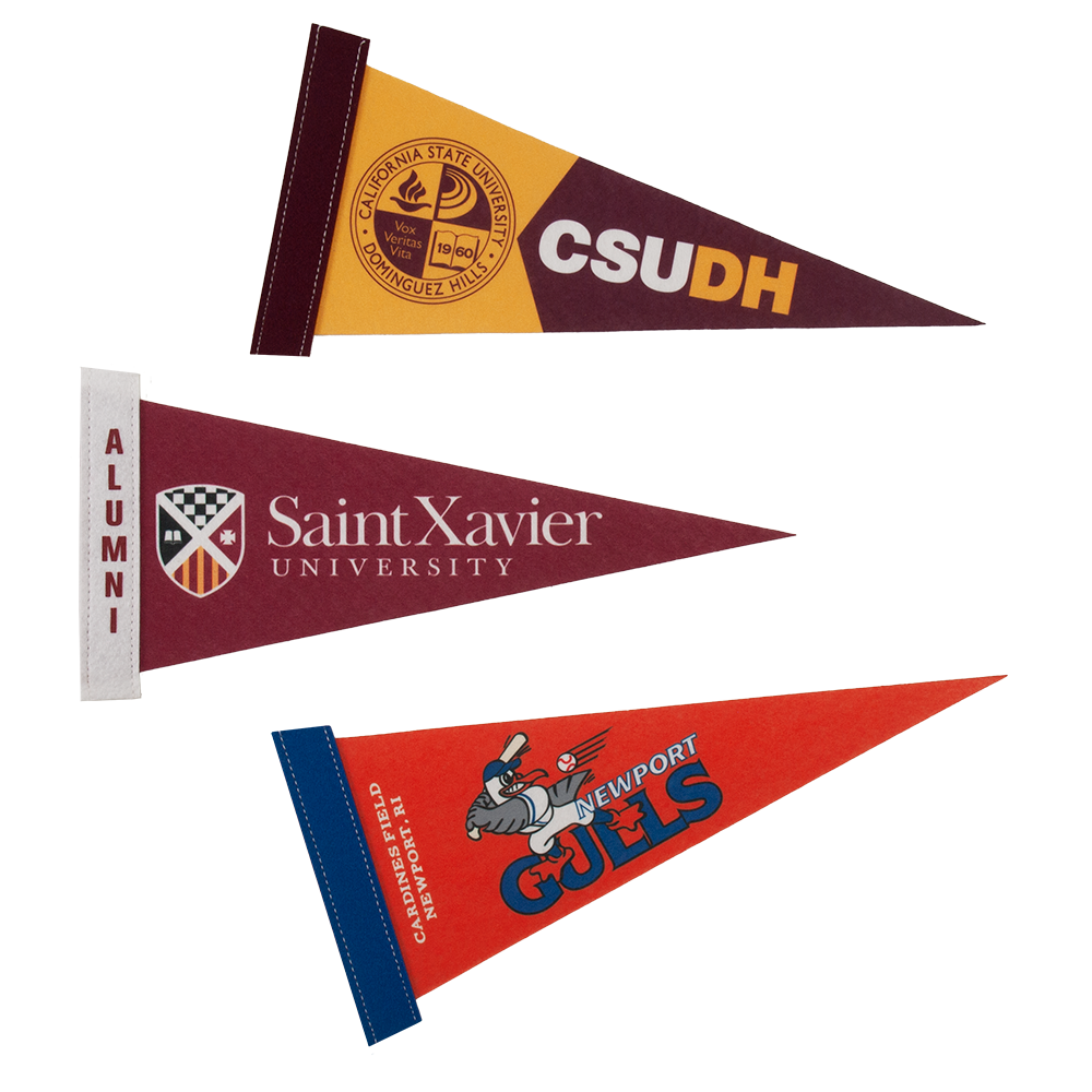 5" x 12" Full Color Felt Pennant 11