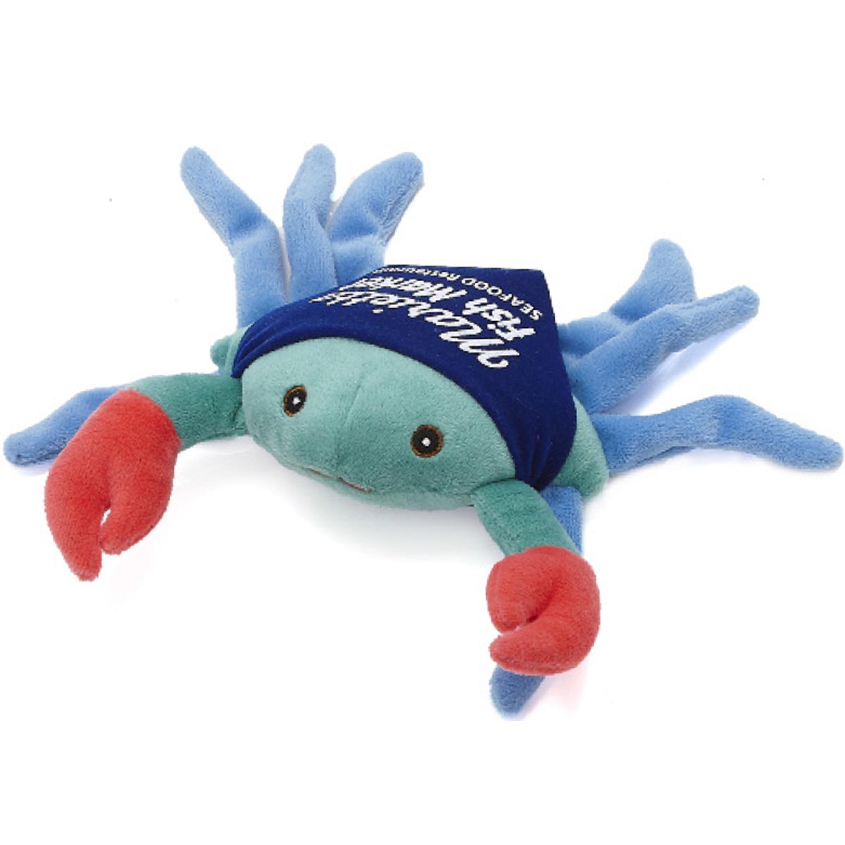 8" Aquatic Beanie Blue Crab 4