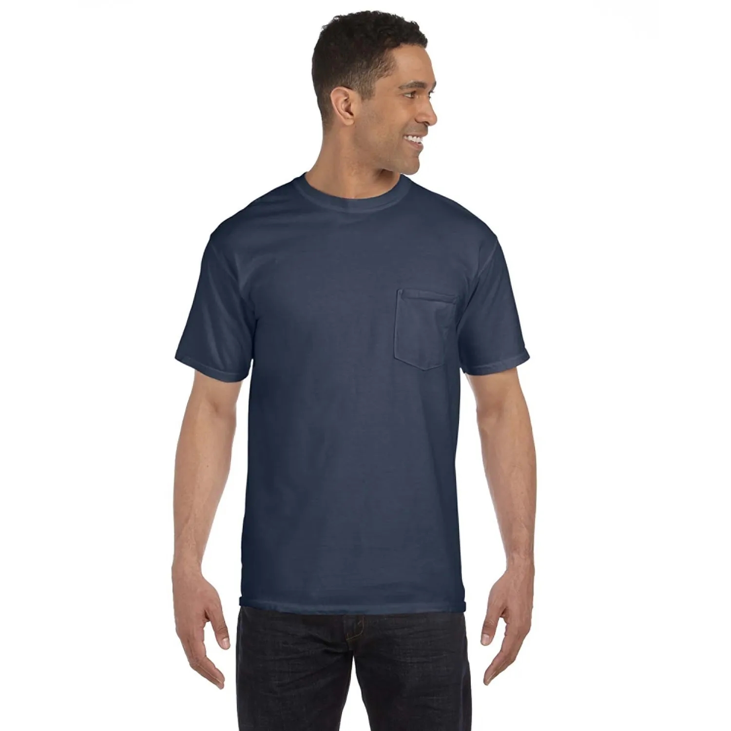 COMFORT COLORS ADULT HEAVYWEIGHT 6.1 OZ. POCKET T-SHIRT 130