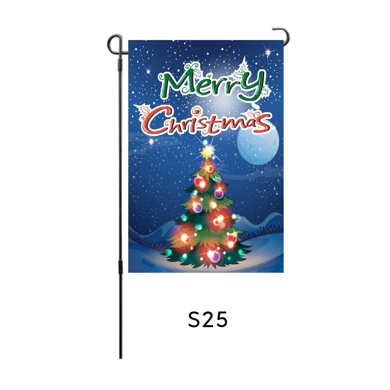 Home Decorative Merry Christmas Garden Flag 2