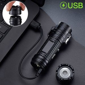 Alloy 4 In 1 Lighter With Flashlight Dual Electric Arc Jet Fire 31