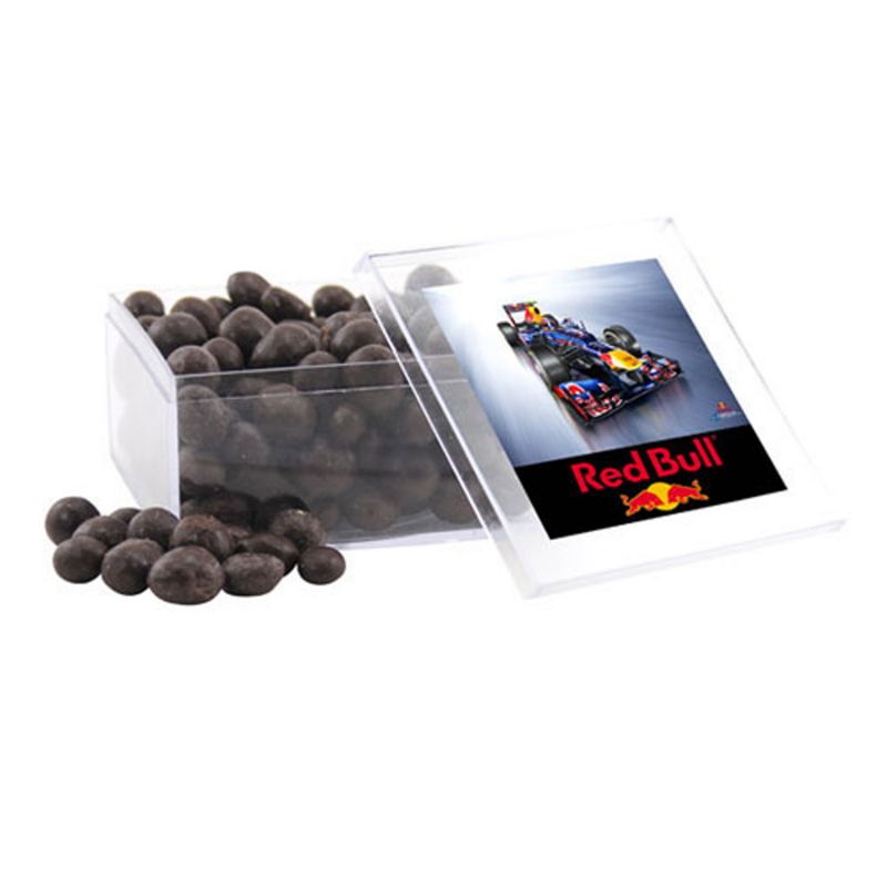 Acrylic Box with Choc Espresso Beans 1