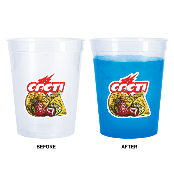 16 oz Color Changing Stadium Cup 30
