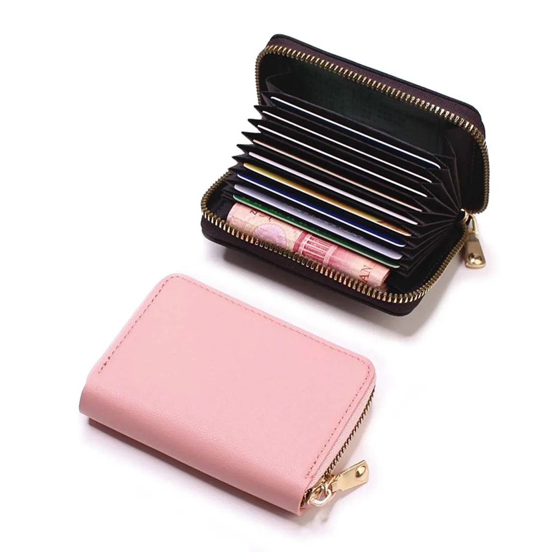RFID Blocking Leather Credit Card Case 1