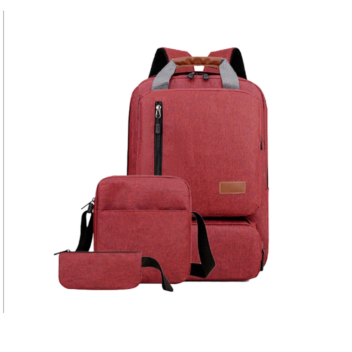Large Capacity Portability Business Laptop Backpack Set 7