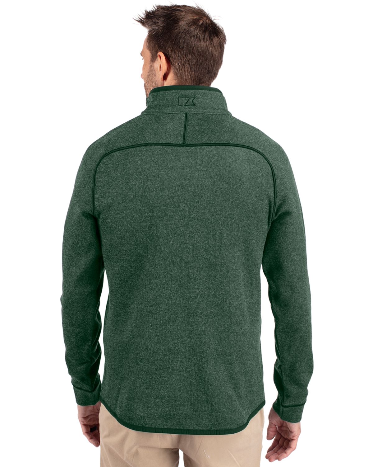Cutter & Buck Mainsail Sweater-Knit Mens Half Zip Jacket 15