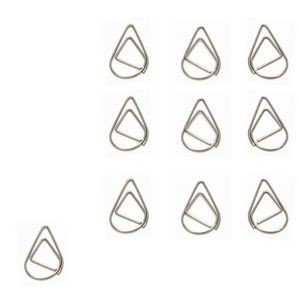 Water Drop Shaped Paper Clips In Tin Box 17