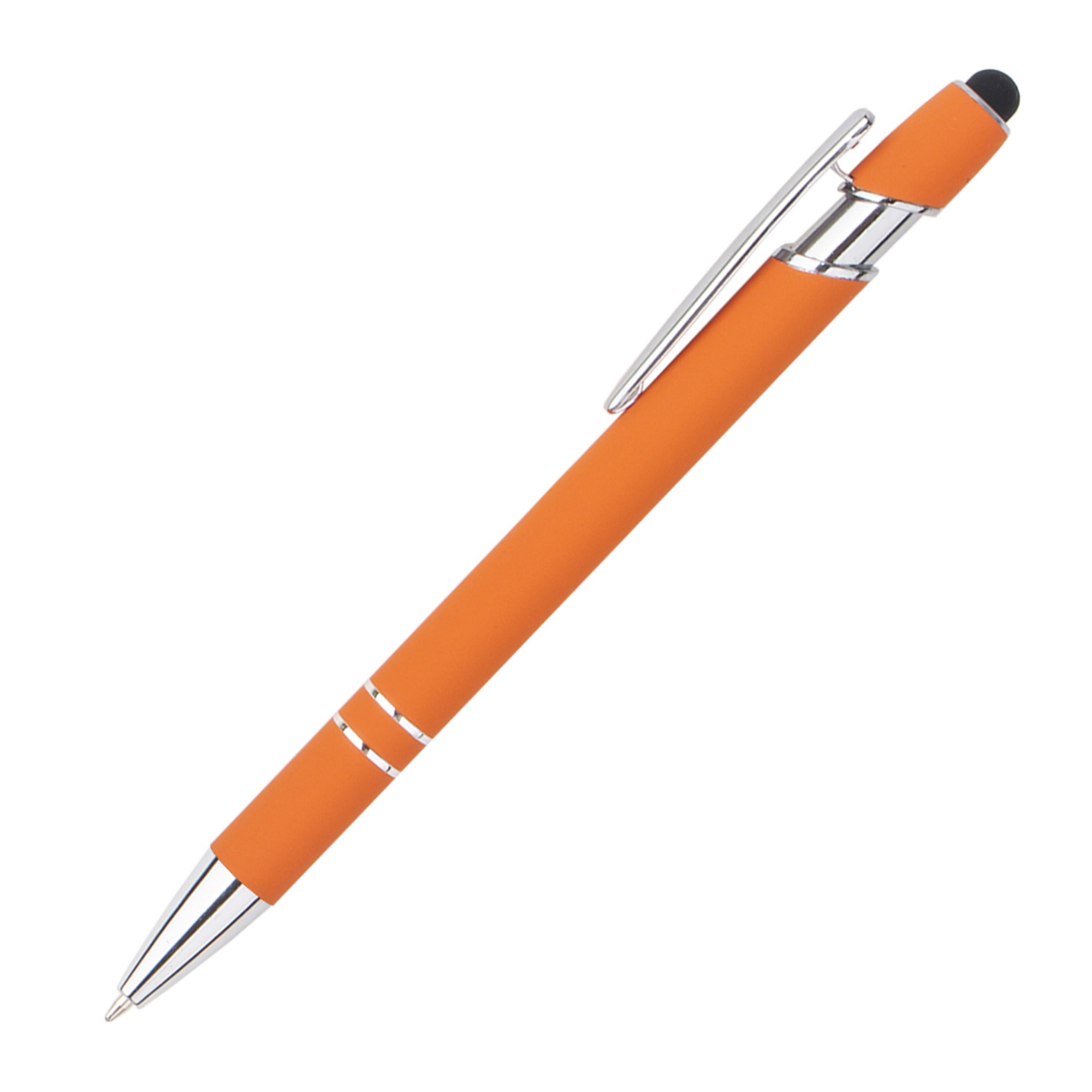 Stylus Tip Metal Ballpoint Pen 2-in-1 Retractable Design 3