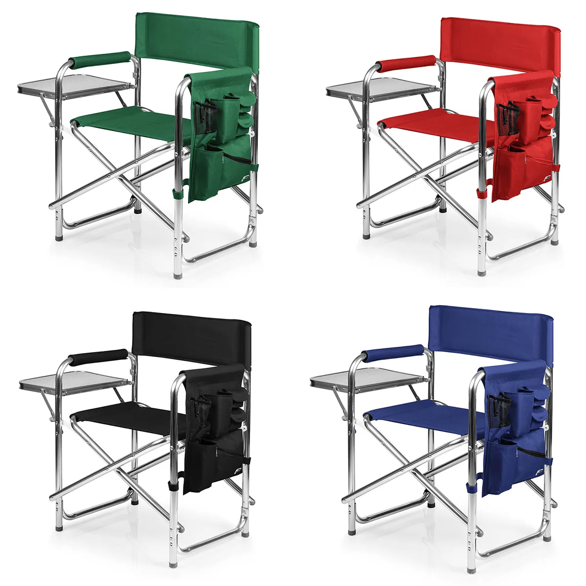Deluxe Lightweight Folding Directors Chair With Side Table 2