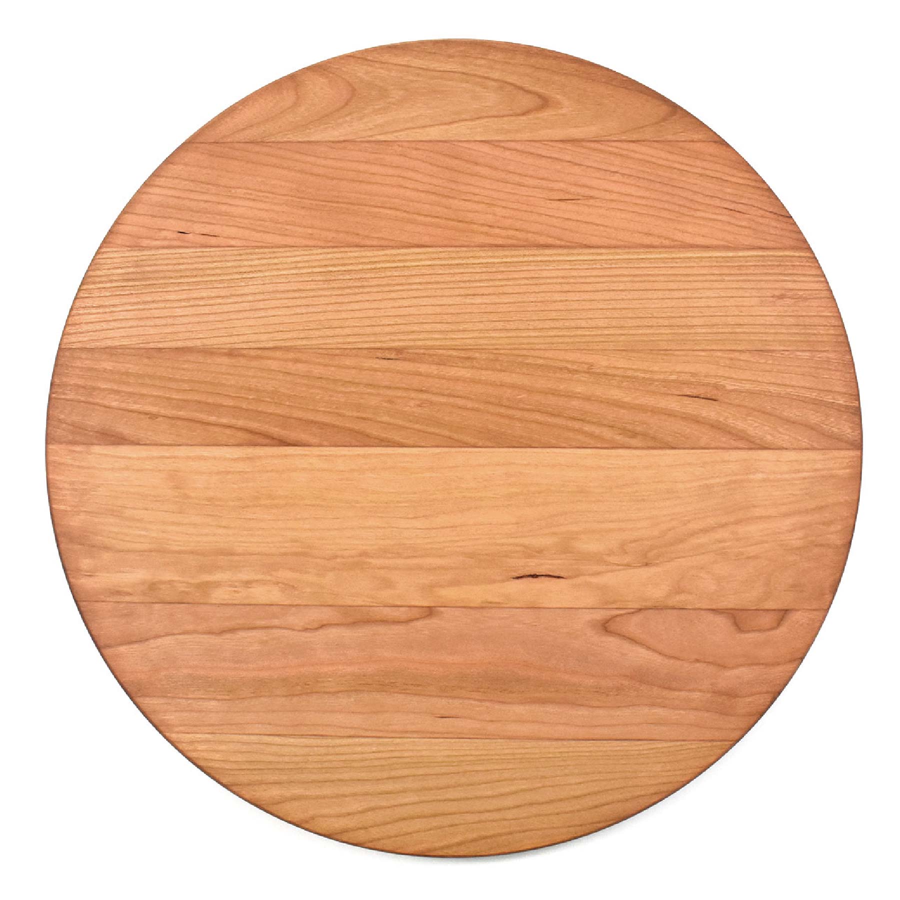 13 1/2" Cherry Round Cutting Board with Juice Groove 2