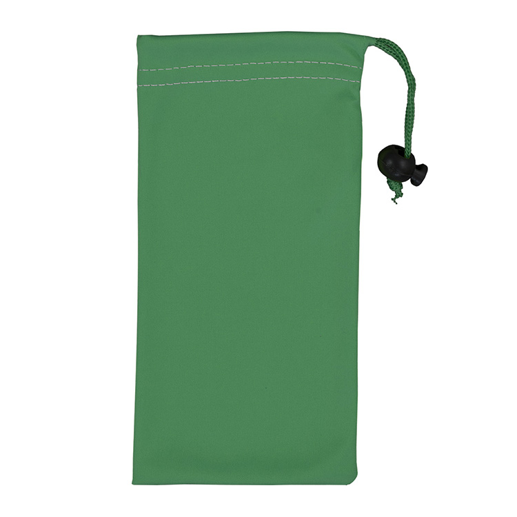 4" W x 7-1/2 " H "Clean-n-Carry" Spot Color Microfiber Drawstring Pouch For Cell Phones, Eyeglasses 4