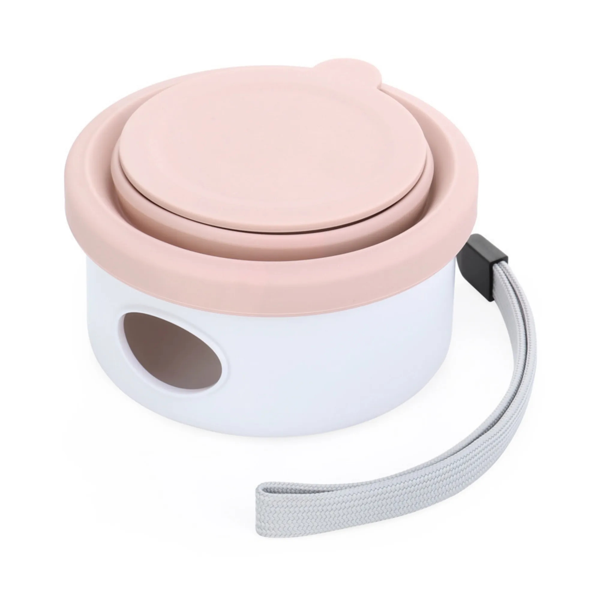 Outdoor Pet Multifunctional Feeding Bowl Set With Trash Belt 4