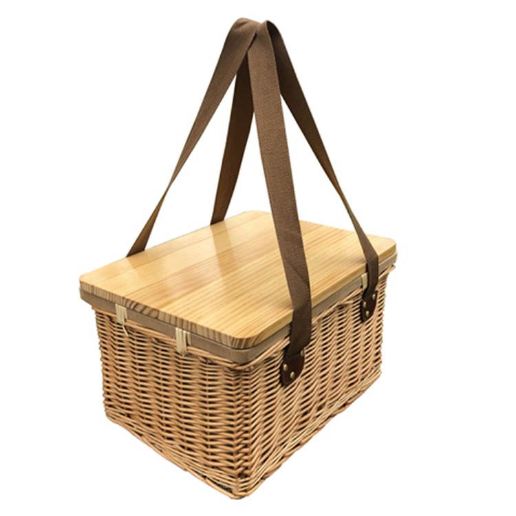 Gold Coast Wicker Picnic Cooler Basketsquare) 5