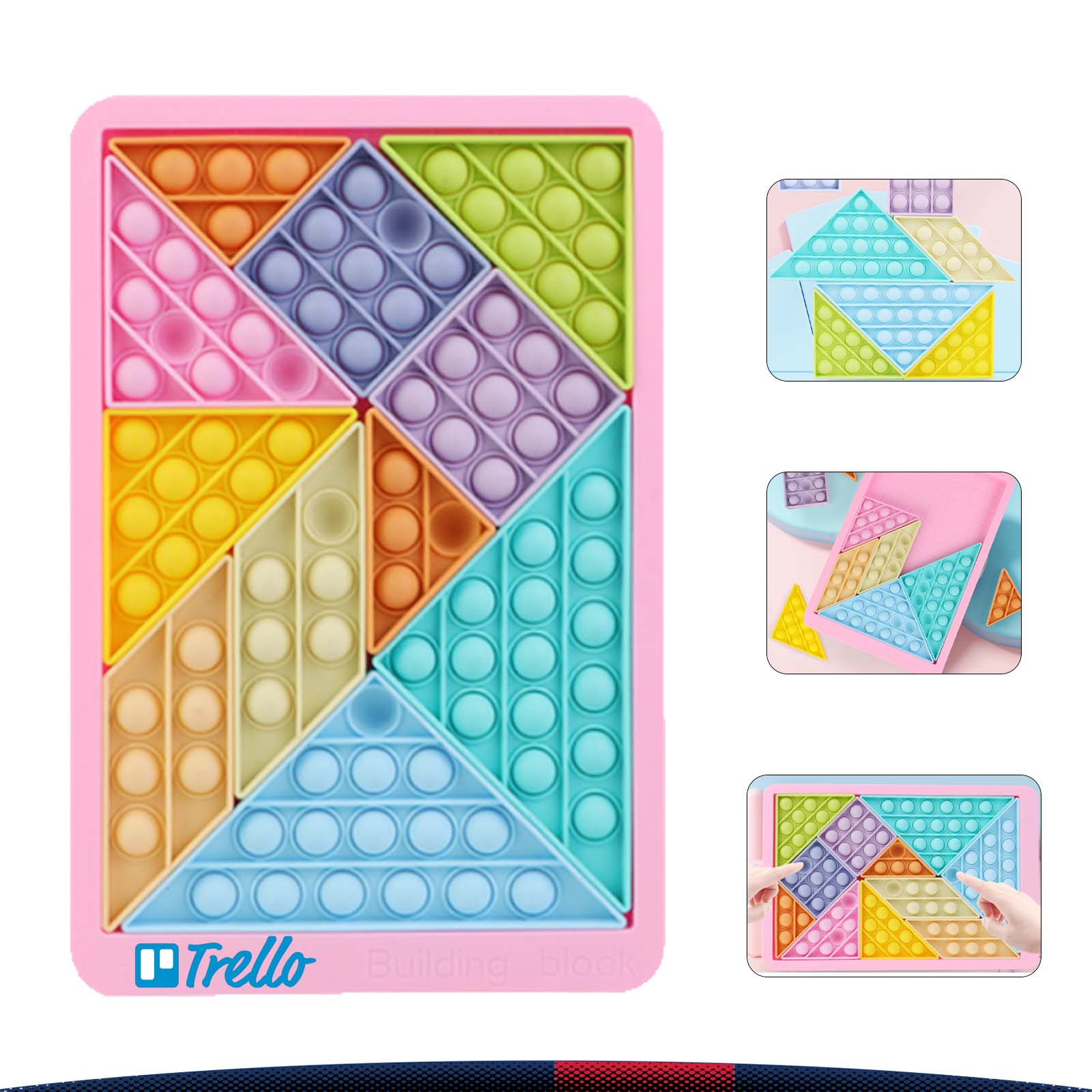 Naye Push Bubble Fidget Tangram 2