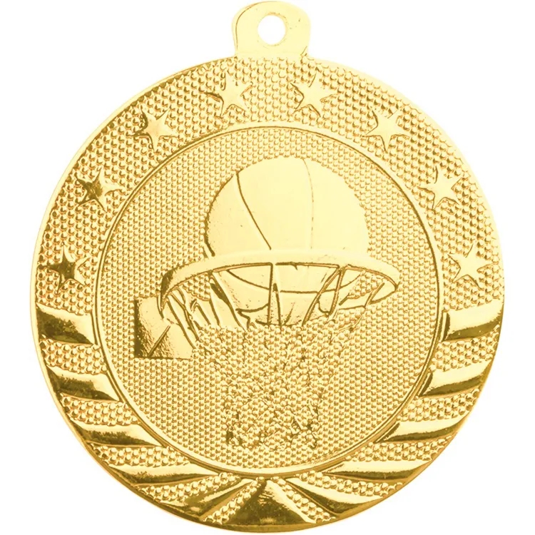 2" Starbrite Basketball Medal 2