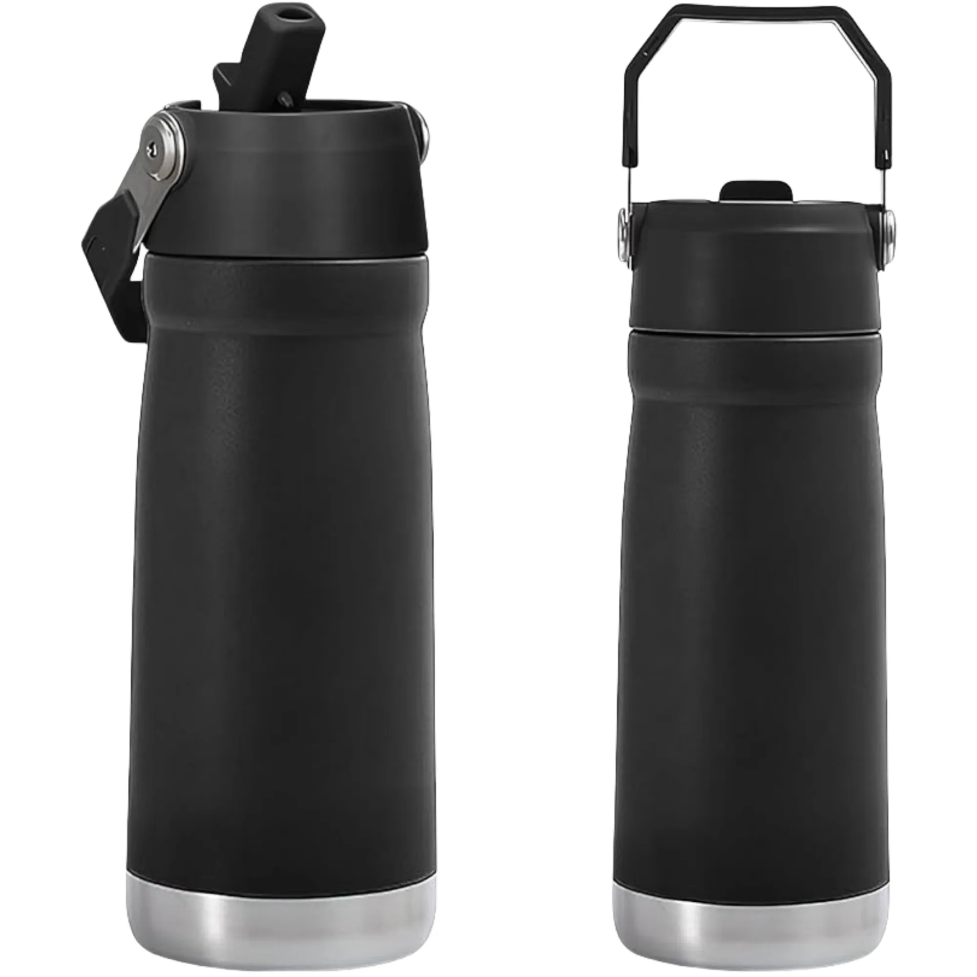 MOQ 18oz Stainless Steel Water Bottle With Flip Straw 8