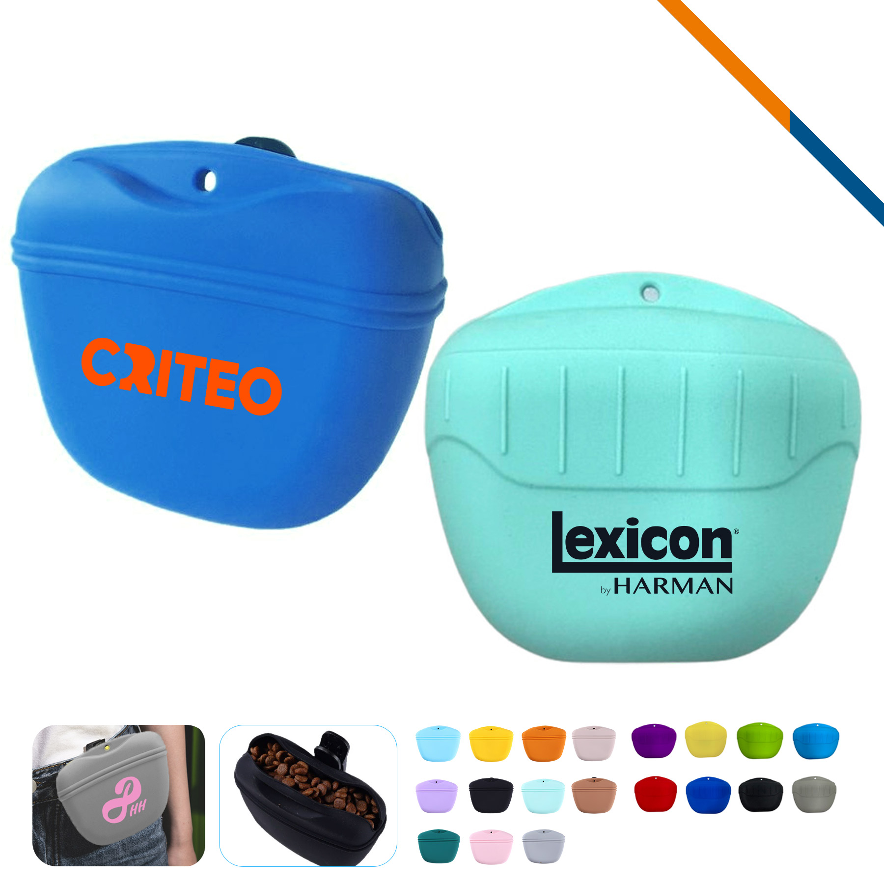 PawSnap Silicone Portable Pet Treat Pouch 5