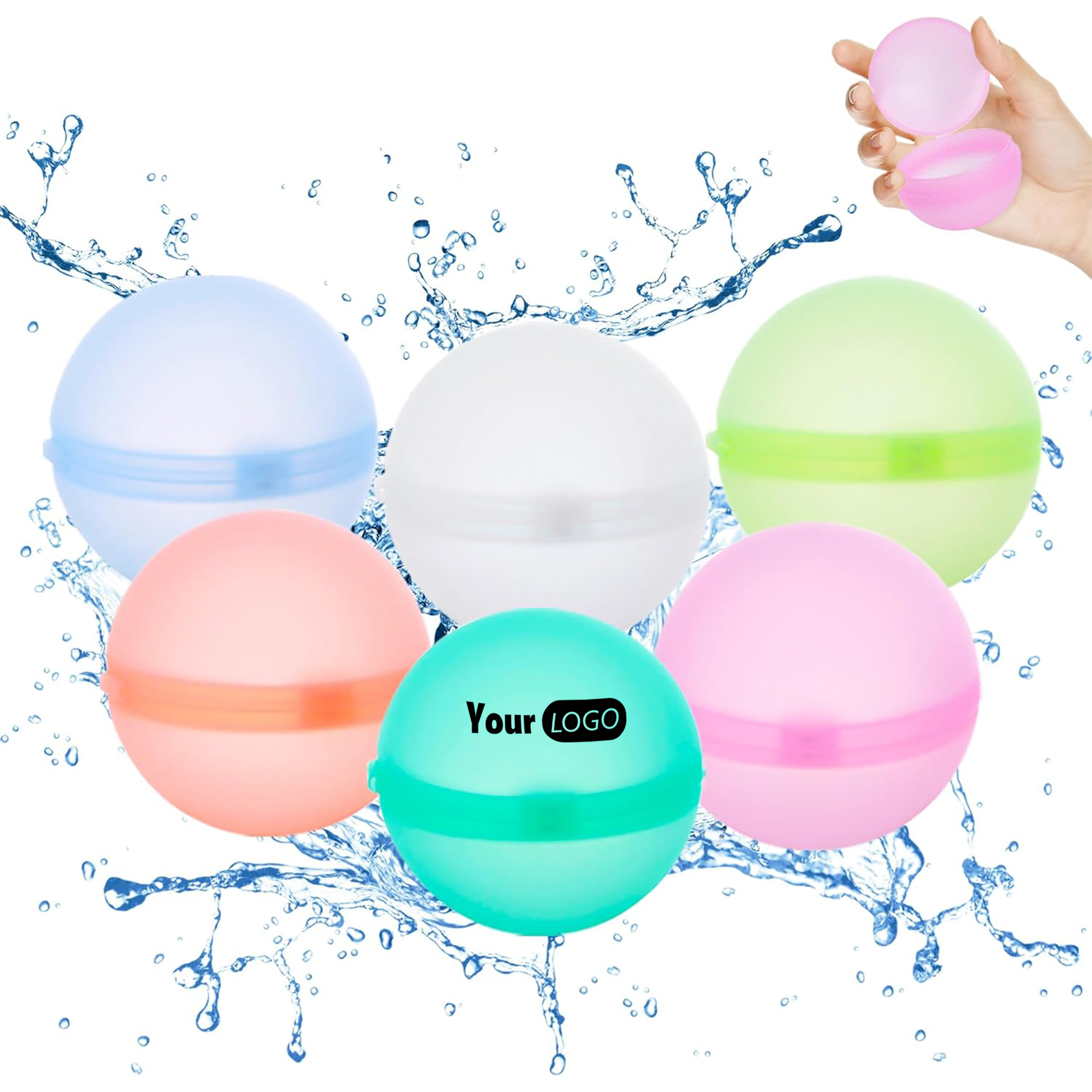 Reusable Silicone Water Splash Ball 2