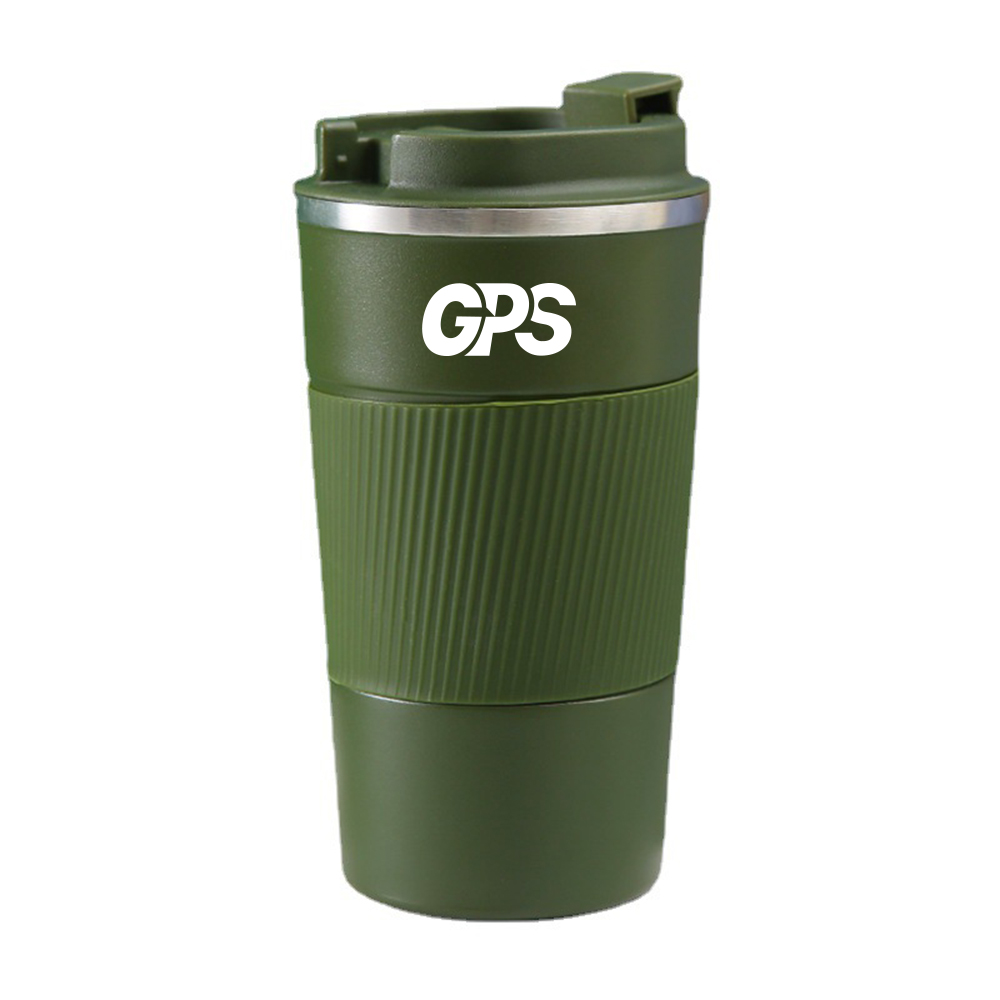 380ml double wall insulated coffee tumbler with lid 1