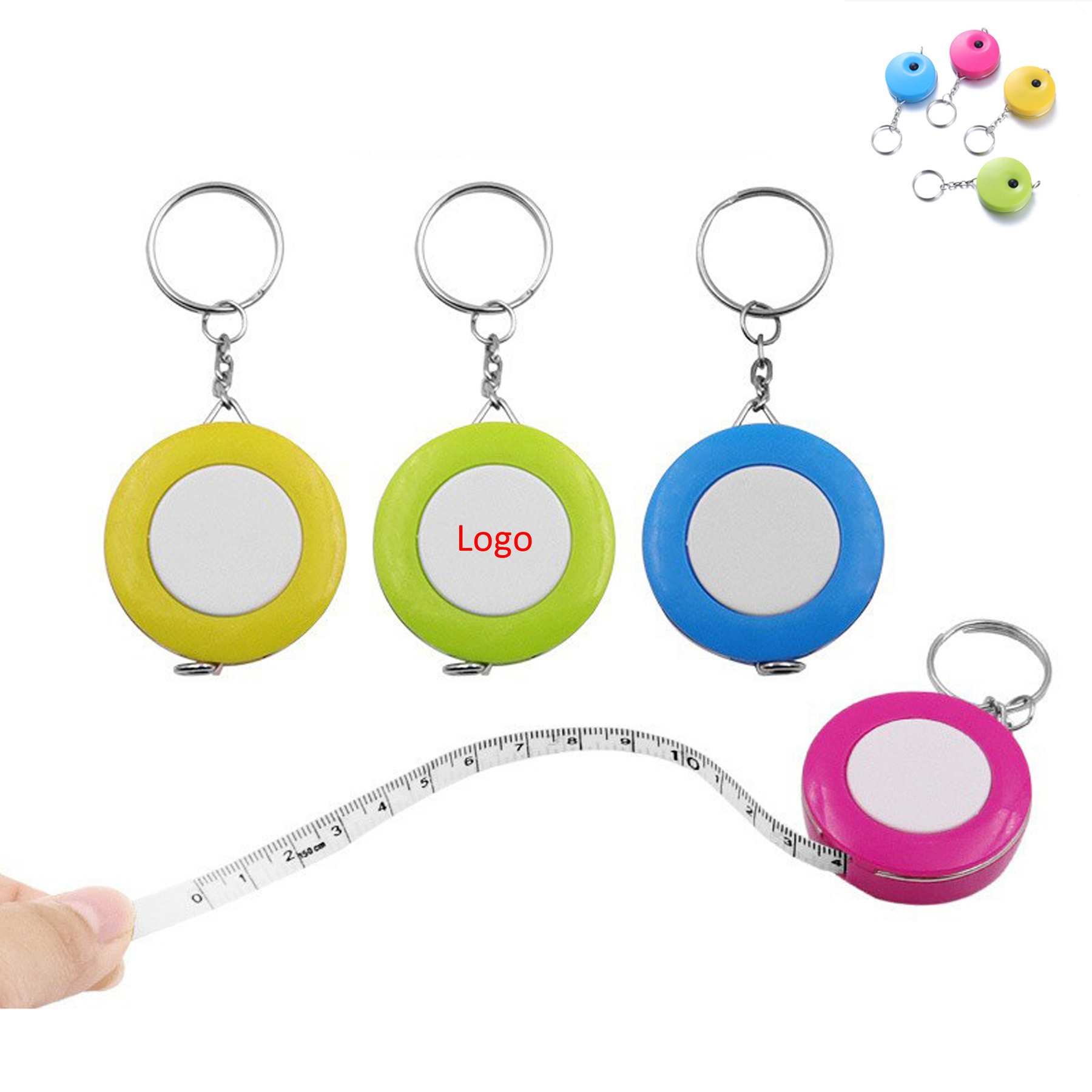 Double Sided Keychain Measuring Tape 4