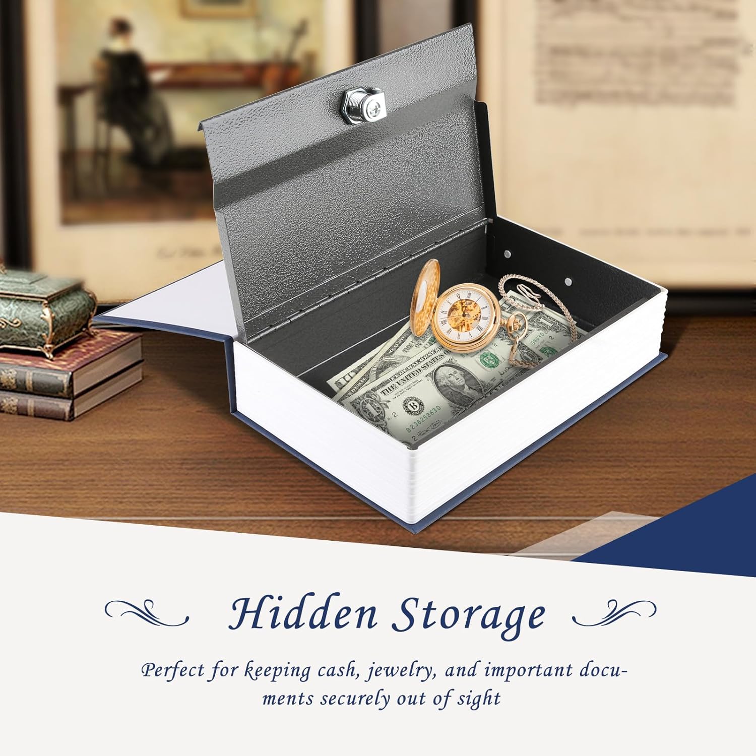 English Dictionary Book Safe Bank 4