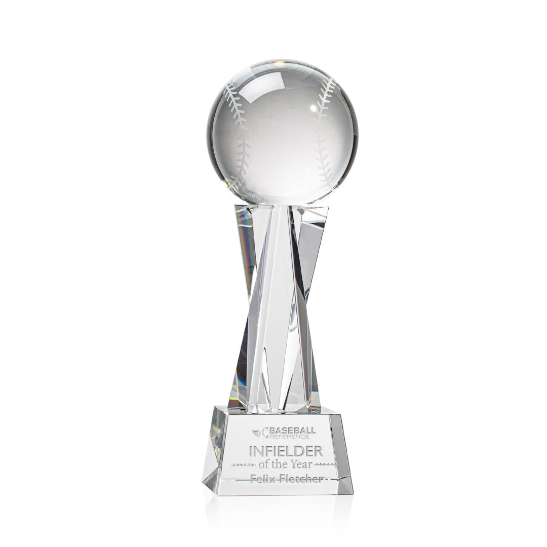 Baseball Award on Grafton Base - Clear 5