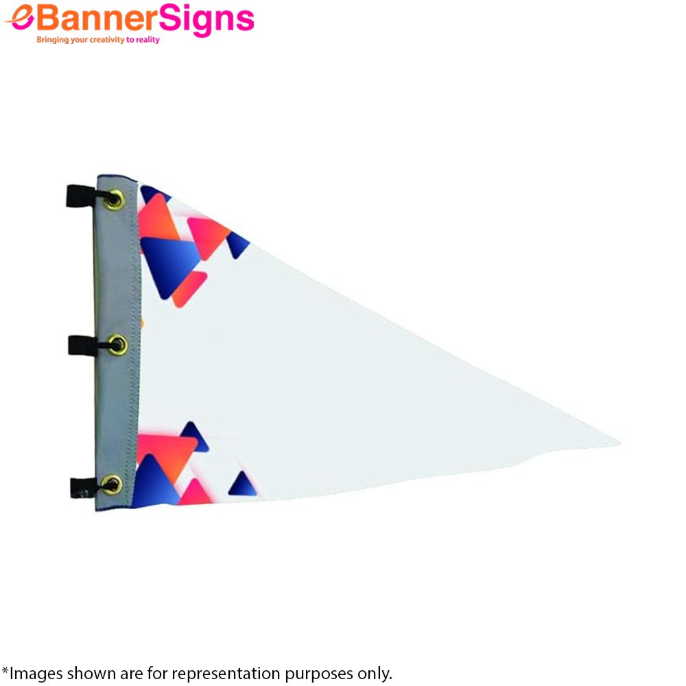 Golf Triangle Flag with Cup + Fiber Pole  7