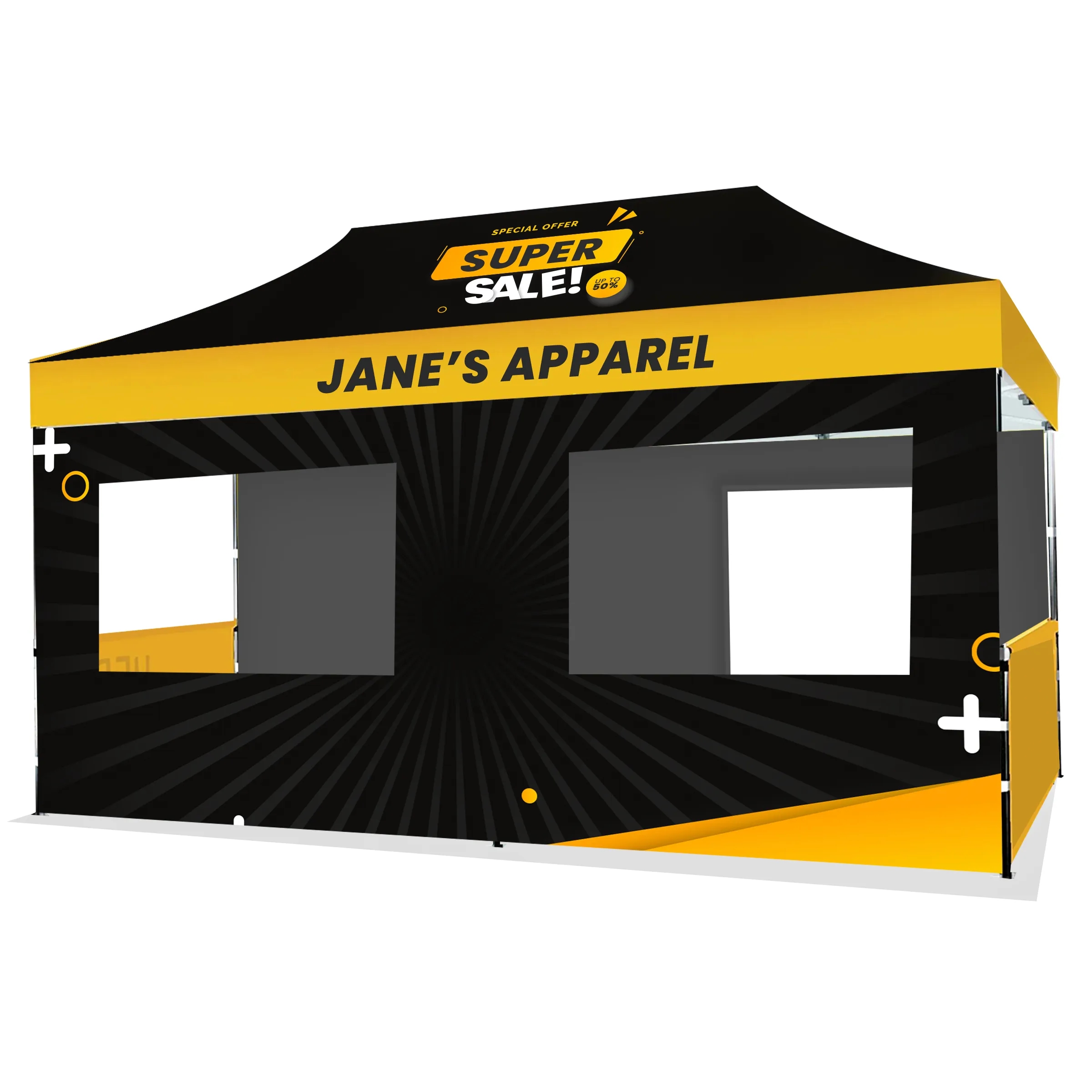 10'x20' Custom Concession Tent 2