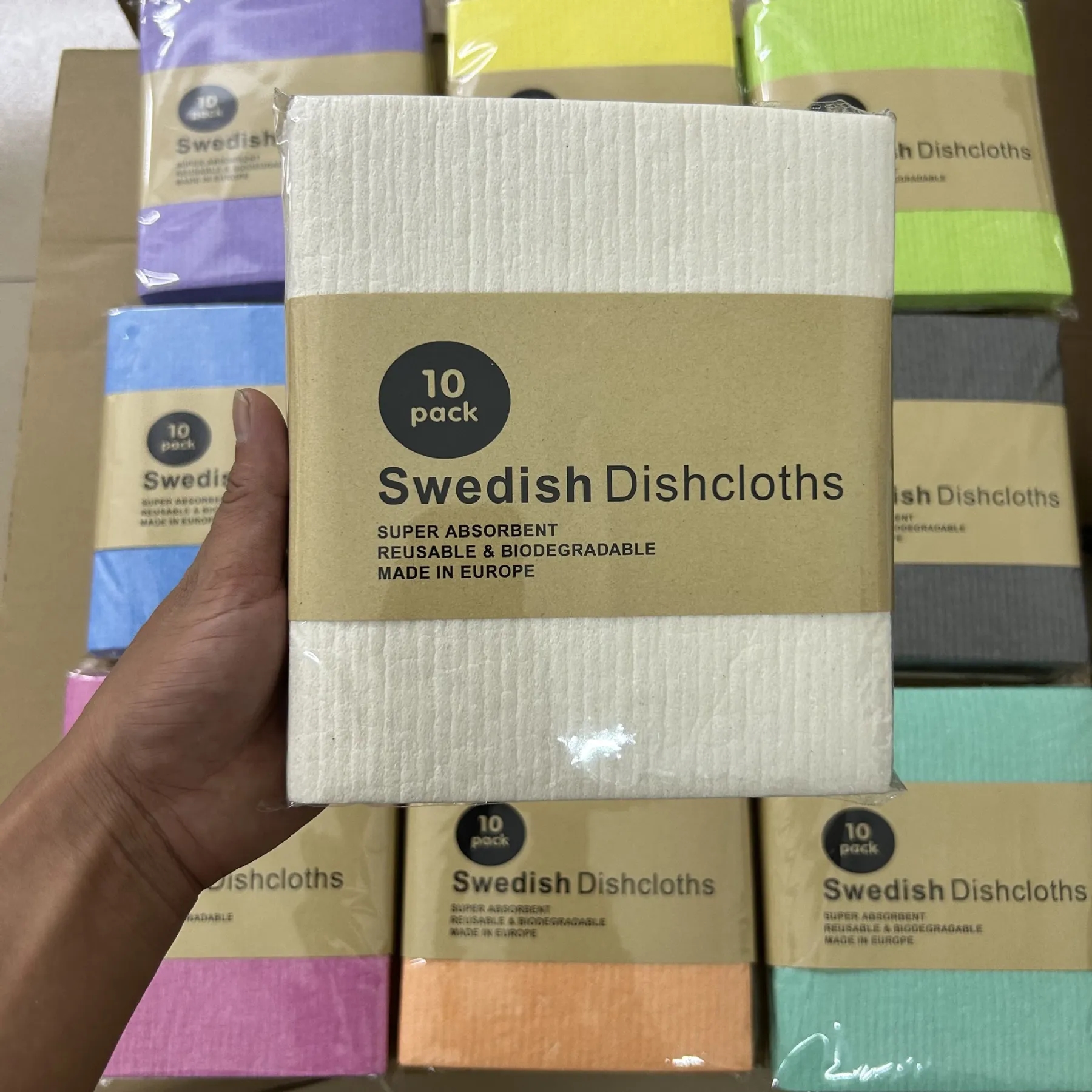 Solid Color Degradable Napkins Cloth 6