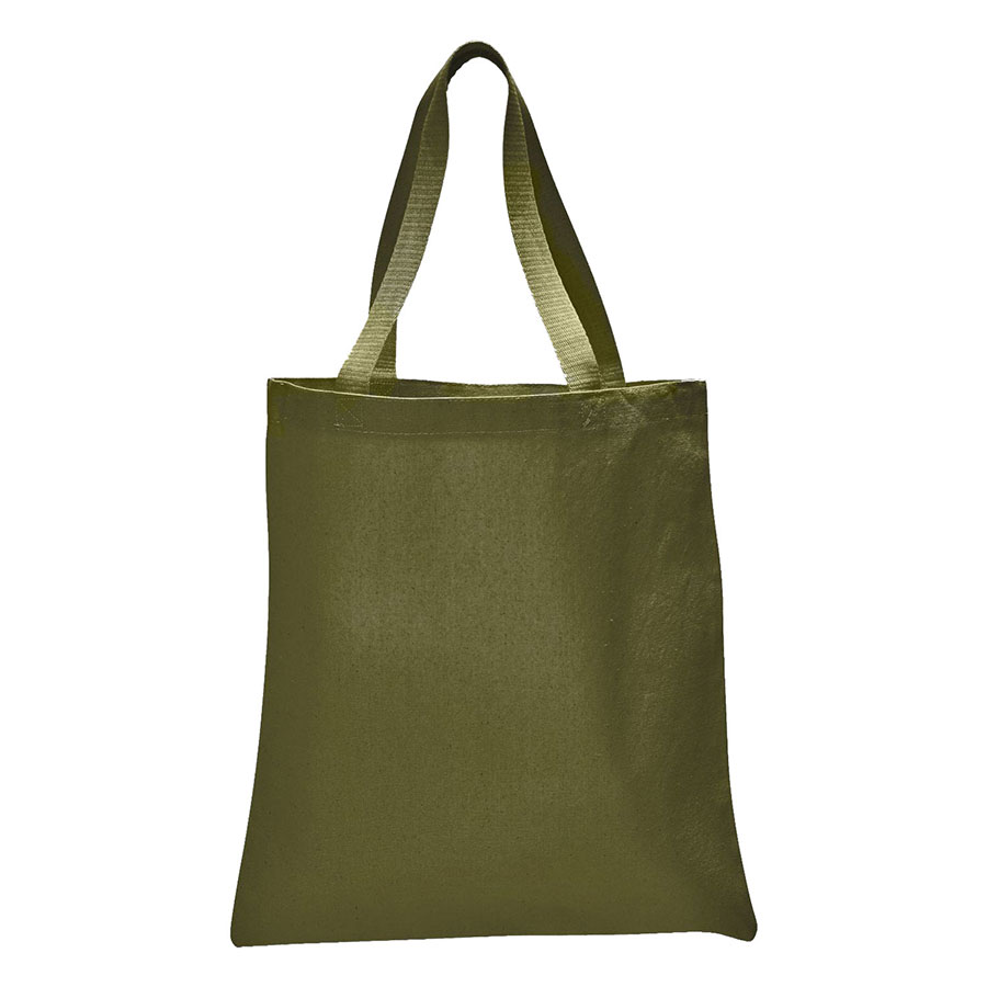 Value 6 oz Cotton Canvas Tote Bag - 15"W x16"H x 3"D x