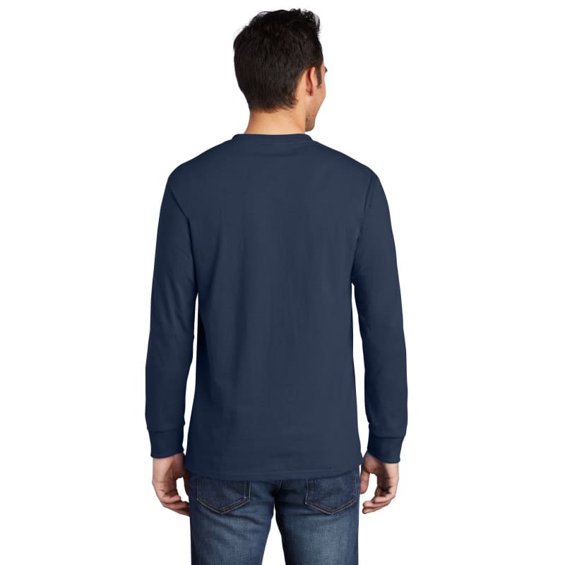 Port & Company Tall Long Sleeve Essential Pocket Tee. 29