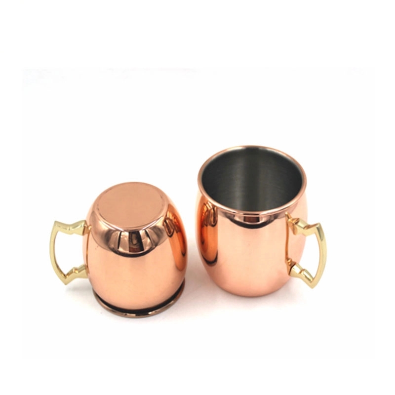 15oz Single Wall SS Cup Copper Plating Beer Mug 2