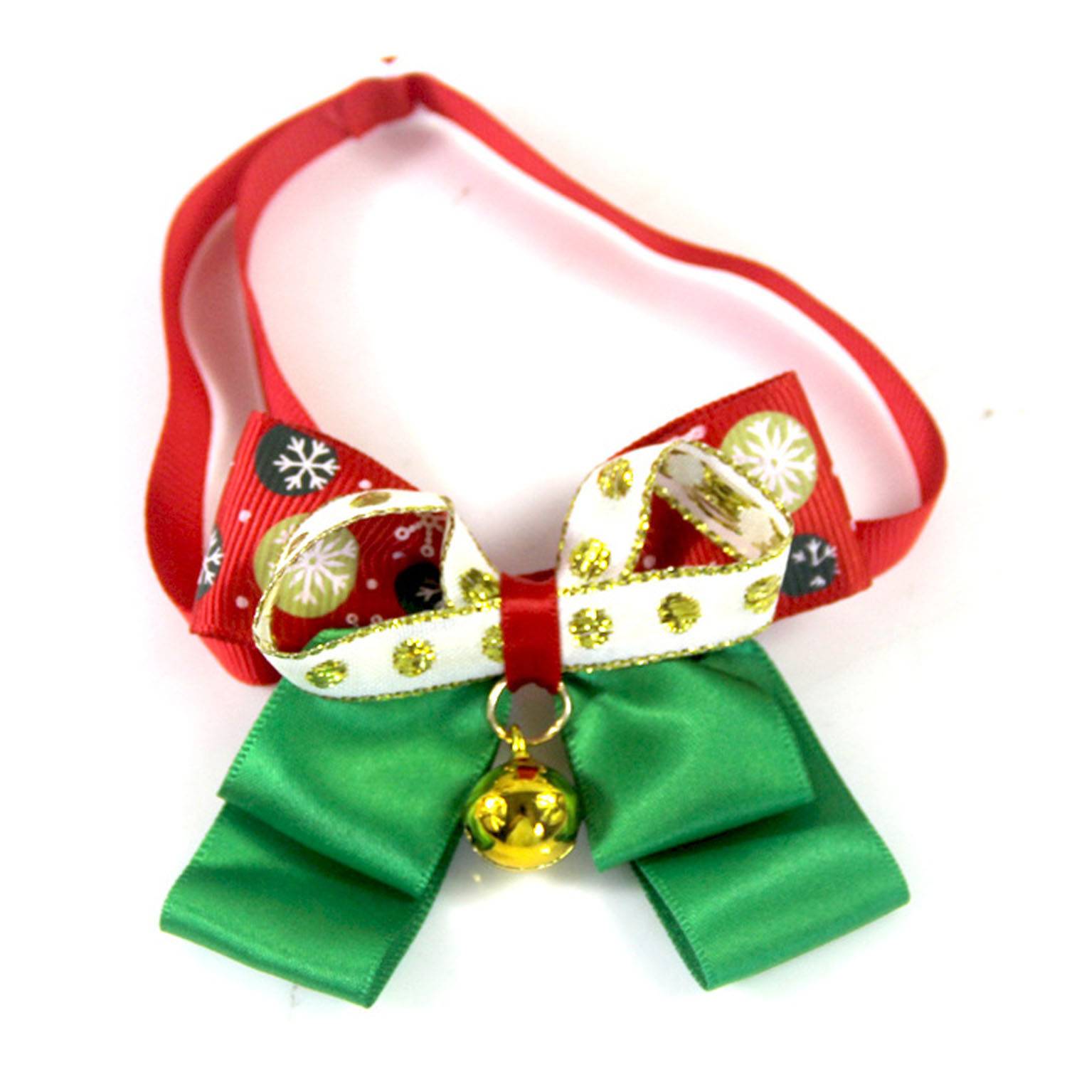 Christmas Pet Hat Scarf Bow Tie Set 2