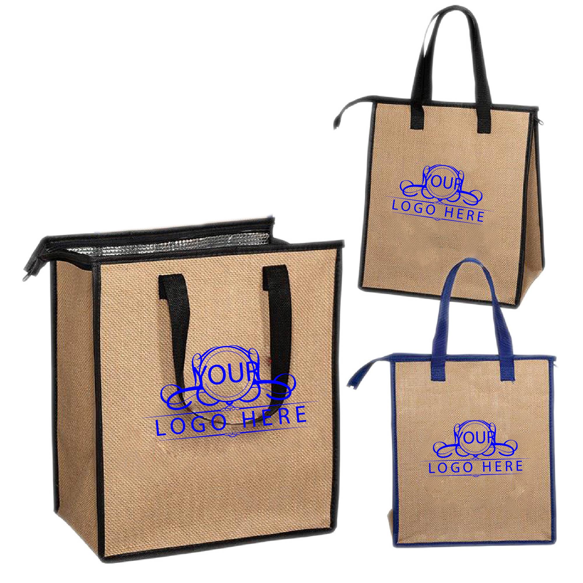 Jute Cooler Tote 1