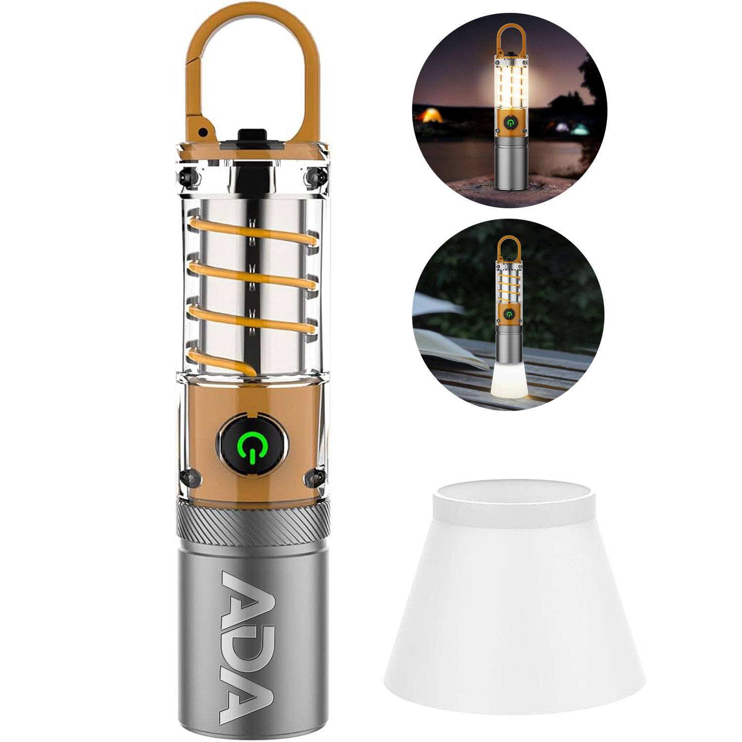 Rechargeable Tactical LED Flashlight w/ Hanging Hook 3
