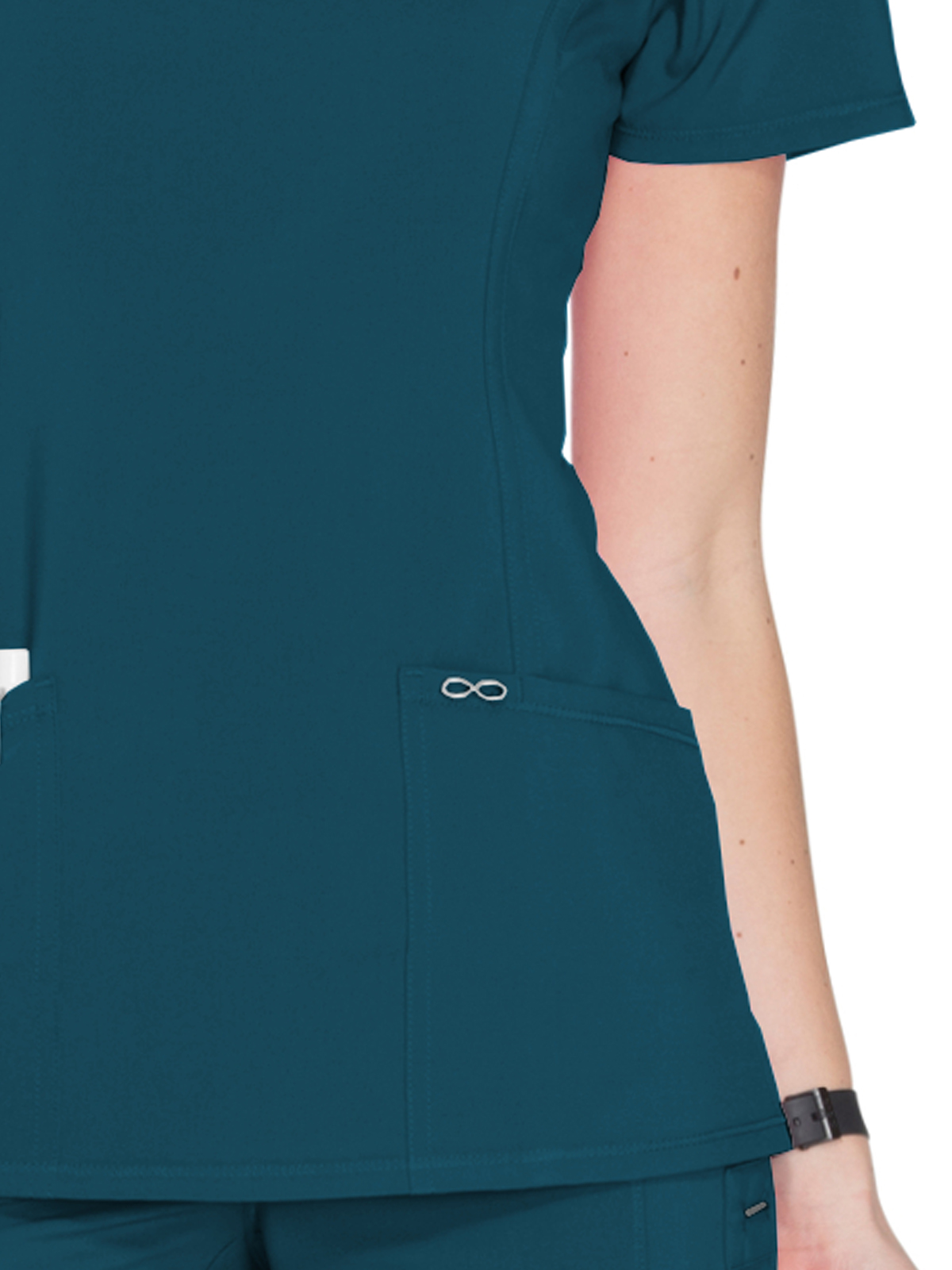 Infinity - Women's 3-Pocket Round Neck Top 29