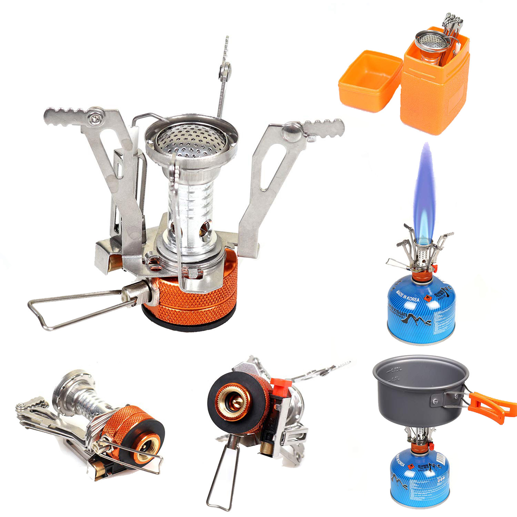 Camping Cookware Mess 5Pcs Kit 3