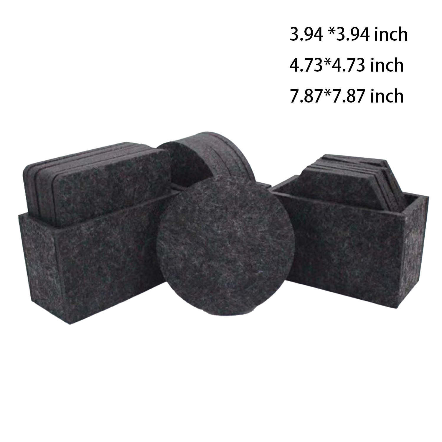 8-piece Felt Drink Coaster Set 6