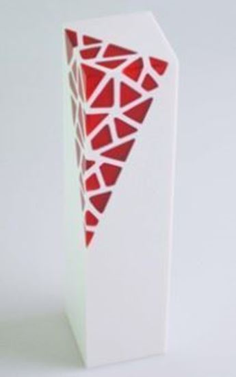 White Poly Resin With Mosaic Designs 1