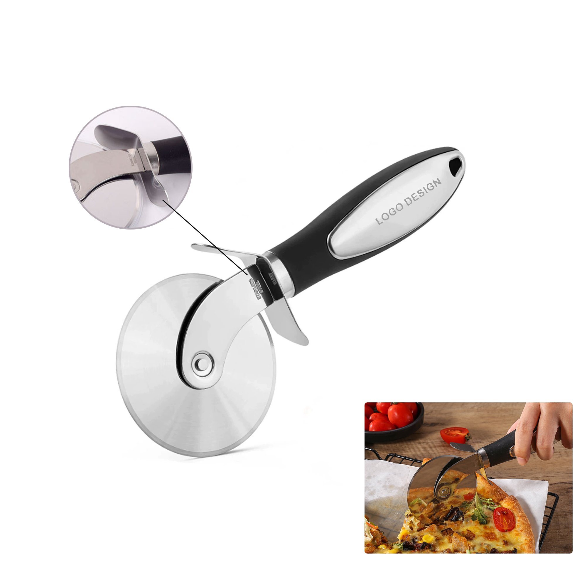 MOQ 50 Premium Pizza Cutter 2