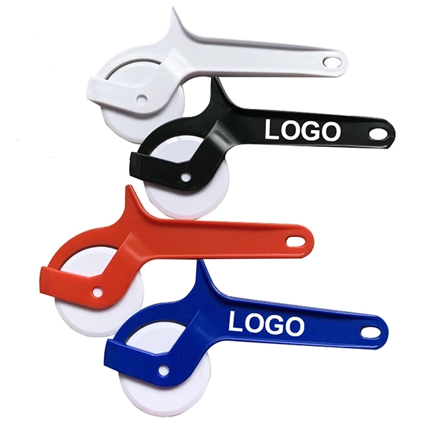 Imprinted Pizza Cutter with Guard 1