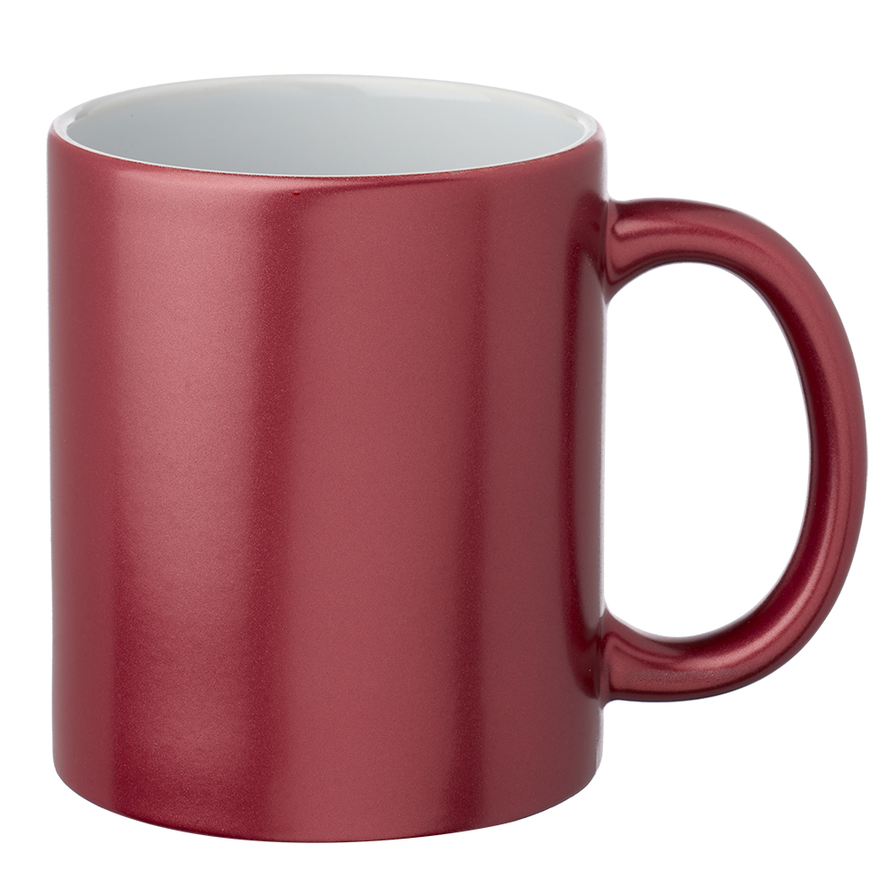 11 oz. Metallic Ceramic Custom Mugs 7