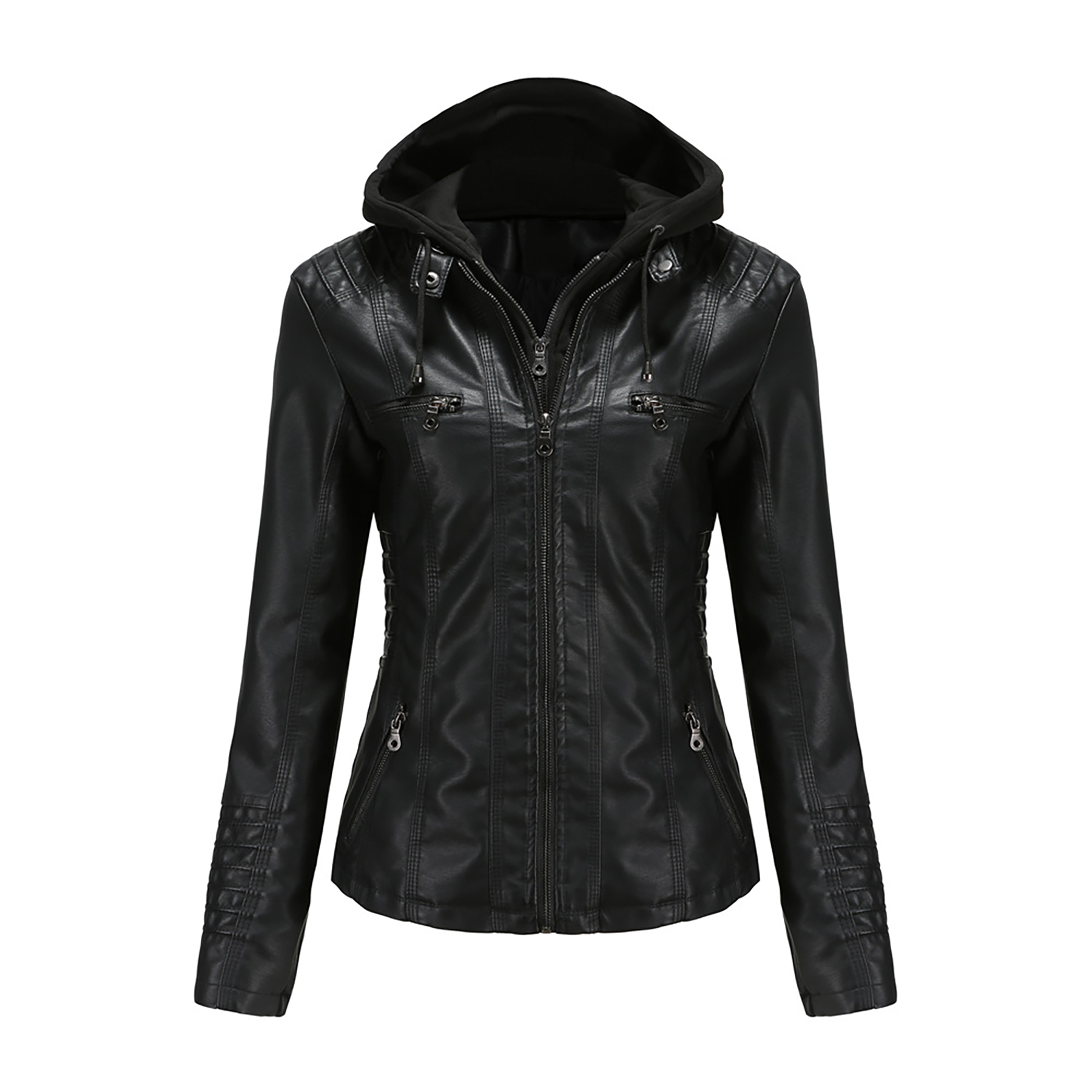 Women's Faux Leather Jacket 11