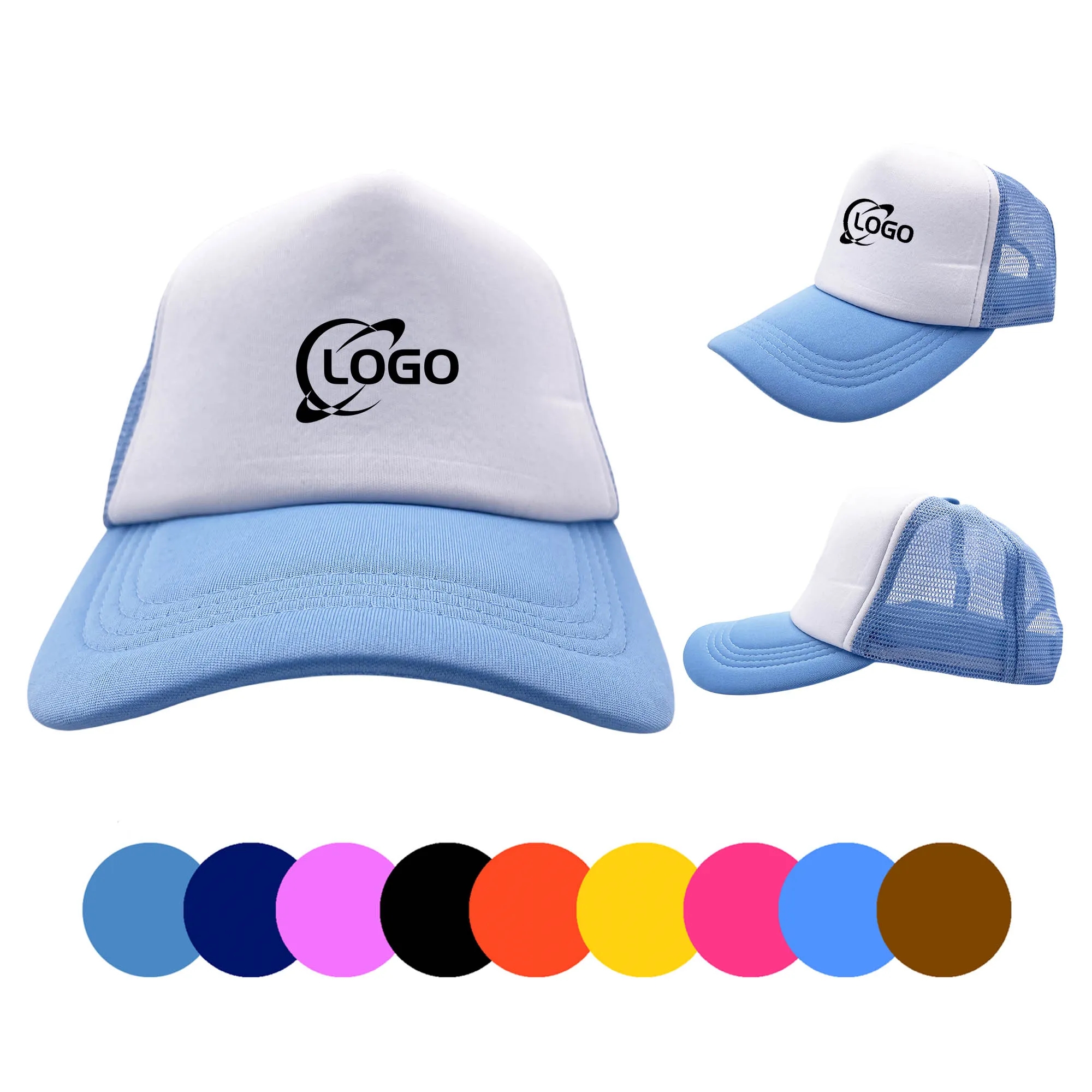 MOQ20 Sponge Mesh Baseball Duck Tongue Cap